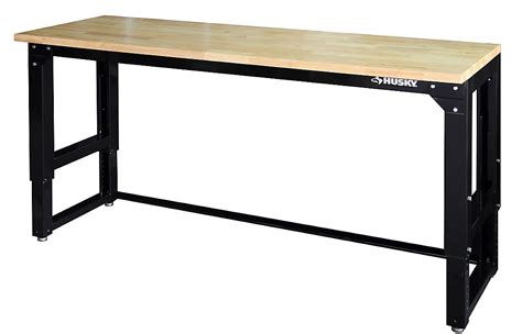 husky 72 inch adjustable workbench